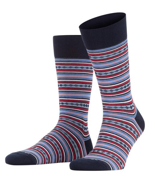 Burlington Square Stripe SO Socken Herren