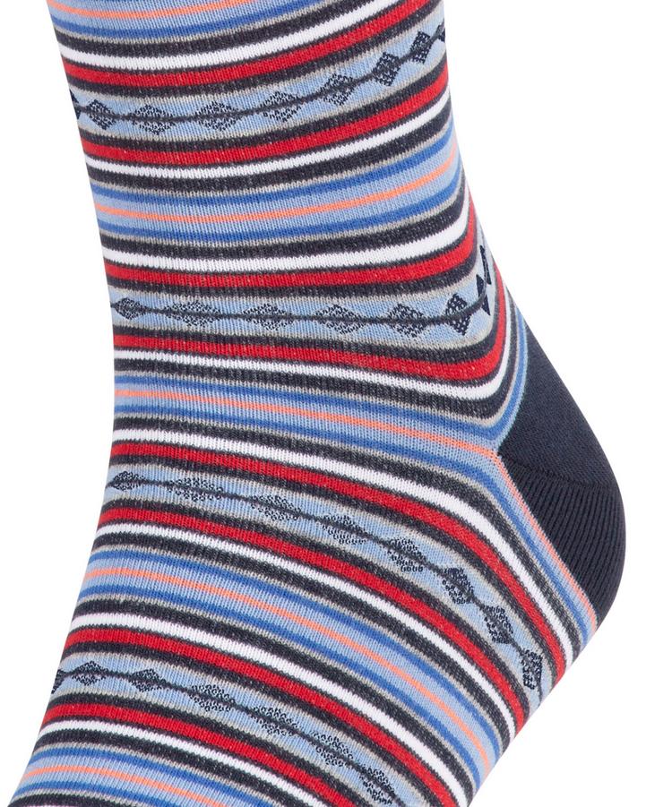 Burlington Burlington Square Stripe SO Socken Herren - marine (6120) - 1 | SportScheck