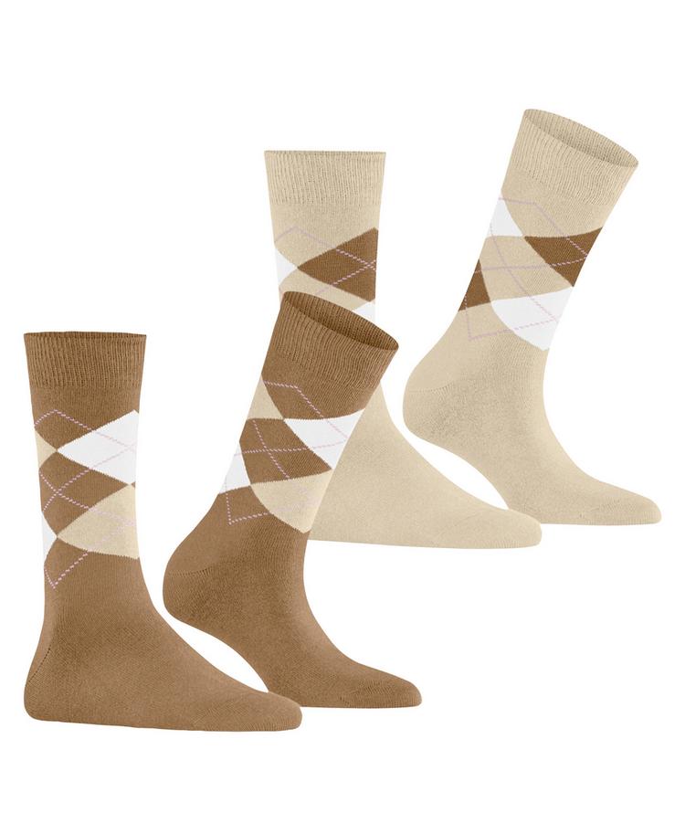 Burlington Burlington Everyday Argyle SO 2-Pack Socken Damen - brown sugar (5152) - 0 | SportScheck