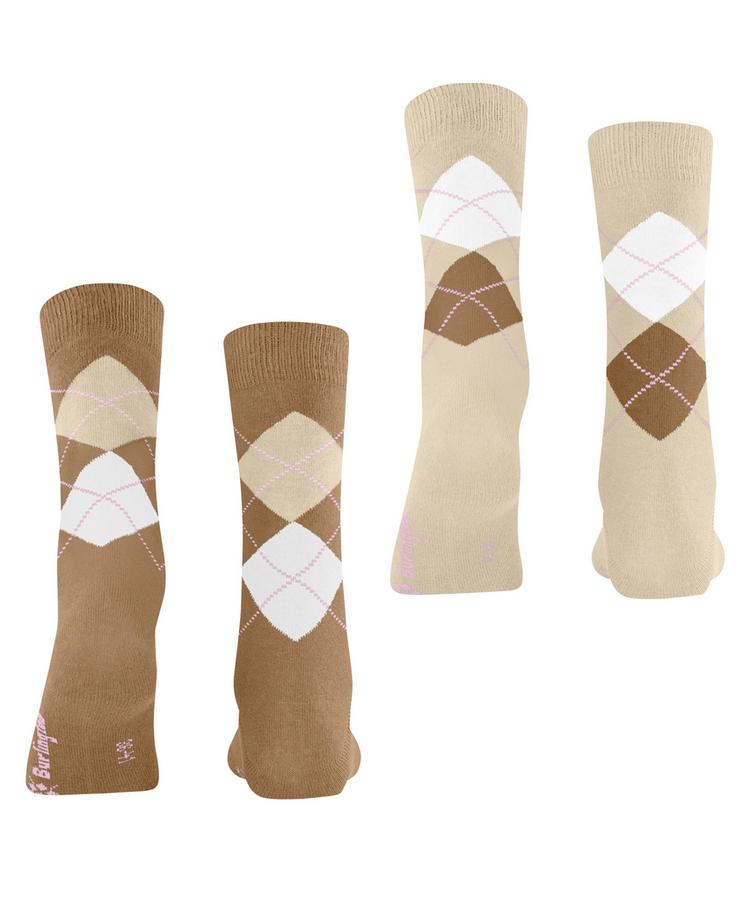 Burlington Burlington Everyday Argyle SO 2-Pack Socken Damen - brown sugar (5152) - 0 | SportScheck