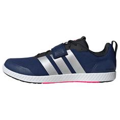 adidas Die Total Weightlifting Schuhe Fitnessschuhe Dark Blue / Silver Metallic / Core Black