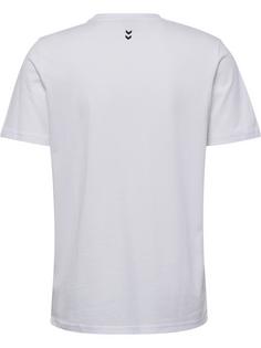 Rückansicht von hummel Funktionsshirt Herren WHITE/RED