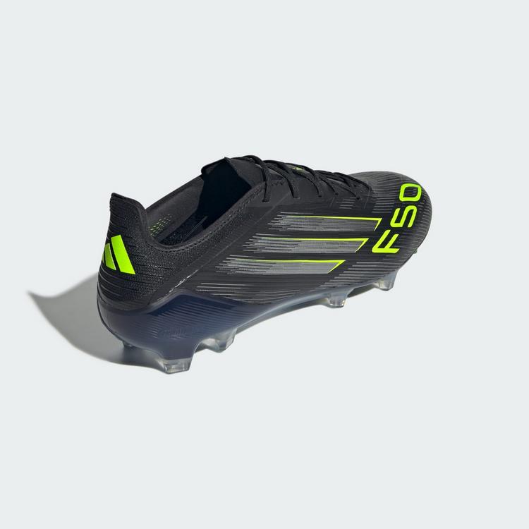 adidas adidas F50 Elite Fu&szlig;ballschuhe f&uuml;r feste B&ouml;den Fu&szlig;ballschuhe - Core Black / Iron Metallic / Lucid Lemon - 3 | SportScheck
