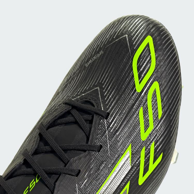 adidas adidas F50 Elite Fu&szlig;ballschuhe f&uuml;r feste B&ouml;den Fu&szlig;ballschuhe - Core Black / Iron Metallic / Lucid Lemon - 5 | SportScheck