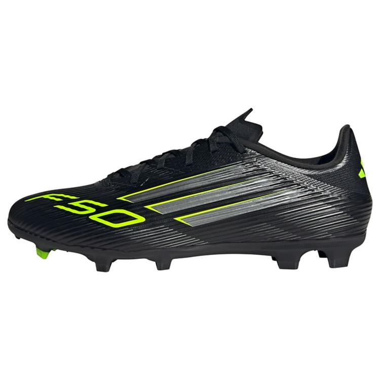 adidas adidas F50 League FG/MG Fu&szlig;ballschuh Fu&szlig;ballschuhe - Core Black / Iron Metallic / Lucid Lemon - 0 | SportScheck