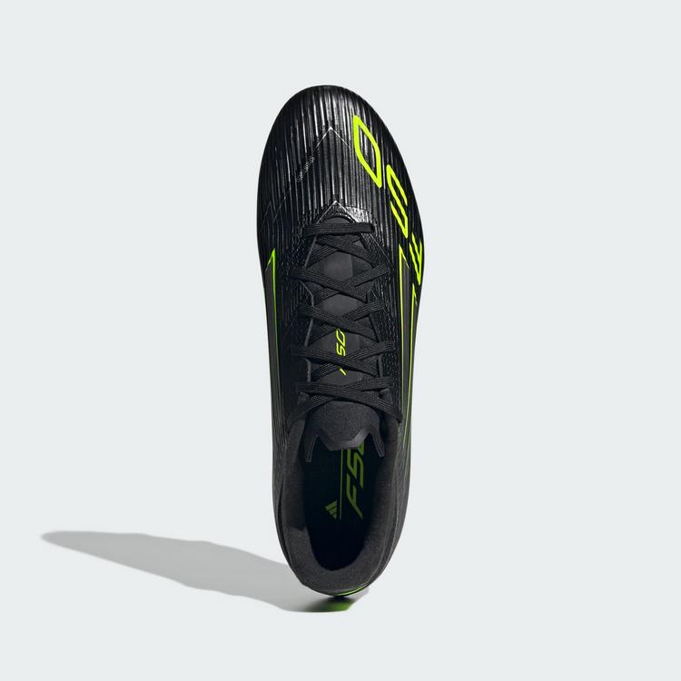 adidas adidas F50 League FG/MG Fu&szlig;ballschuh Fu&szlig;ballschuhe - Core Black / Iron Metallic / Lucid Lemon - 0 | SportScheck