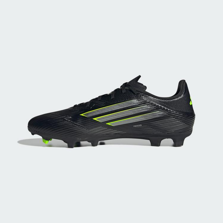 adidas adidas F50 League FG/MG Fu&szlig;ballschuh Fu&szlig;ballschuhe - Core Black / Iron Metallic / Lucid Lemon - 4 | SportScheck