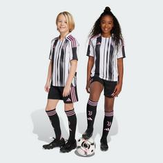 Rückansicht von adidas Juventus Turin 25/26 Kids Heimshorts Fußballshorts Kinder Black