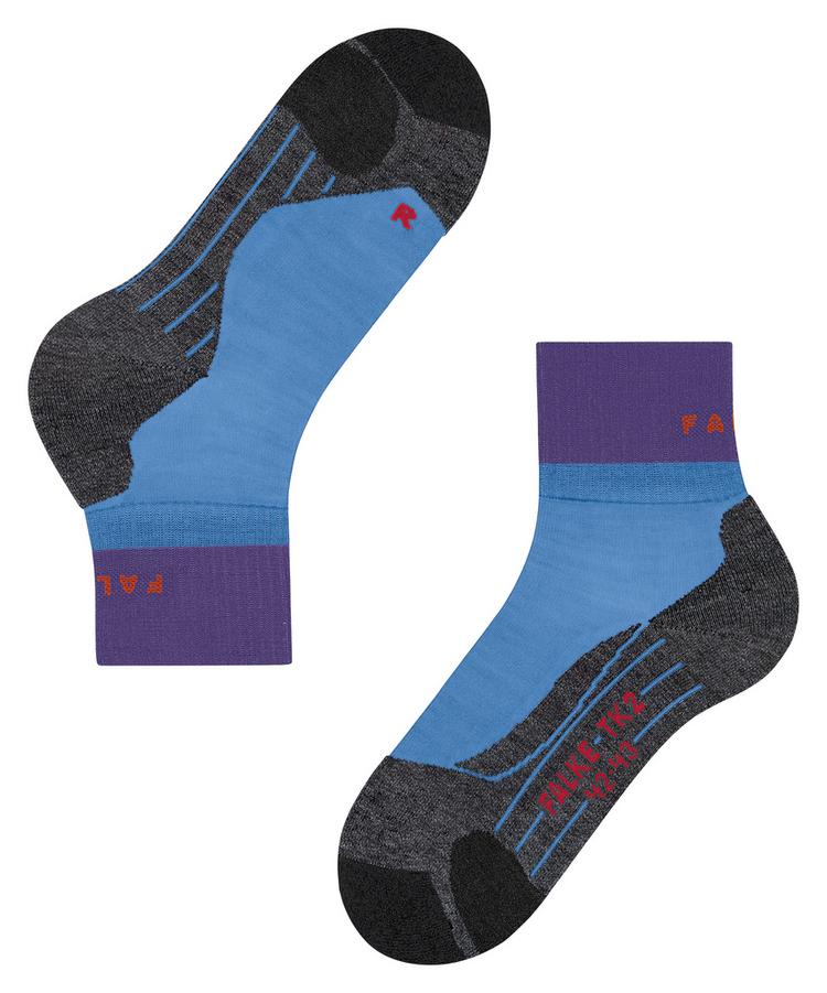 Falke Falke TK2 Explore Short Socken Damen - blue note (6545) - 2 | SportScheck