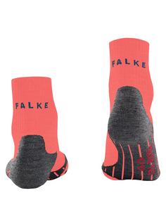 Rückansicht von Falke TK2 Explore Short Laufsocken Damen coral (8017)