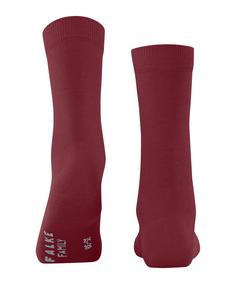 Rückansicht von Falke Family SO Freizeitsocken Damen ruby (8830)