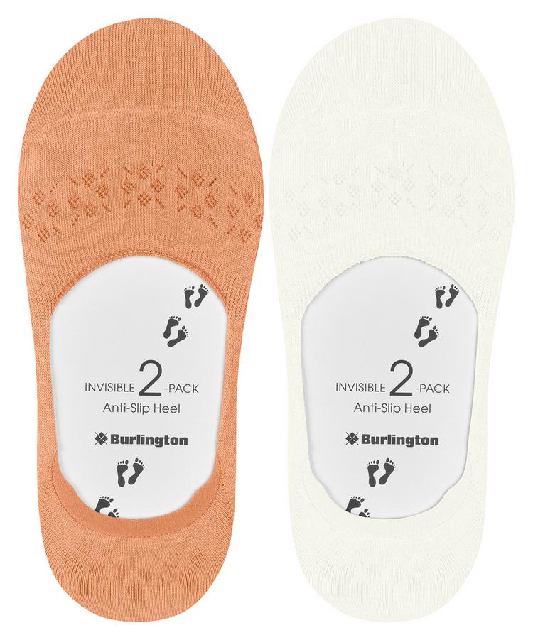 Burlington Burlington Socken Damen - offwhite-neon red (2048) - 2 | SportScheck