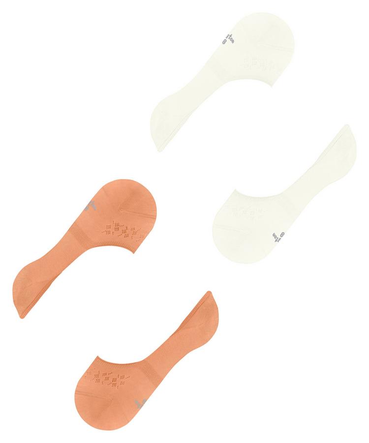 Burlington Burlington Socken Damen - offwhite-neon red (2048) - 3 | SportScheck