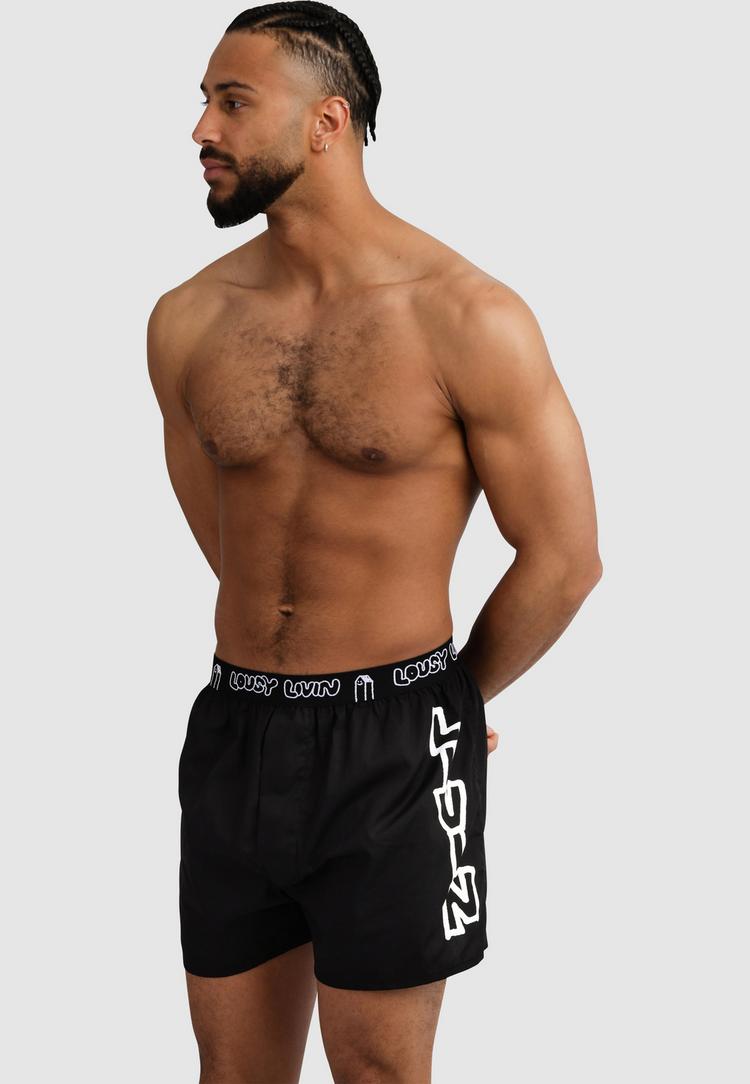 Lousy Livin Lousy Livin Lou Unterhose Herren - Black White - 0 | SportScheck