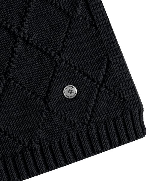 Rückansicht von Burlington Schal black (3000)