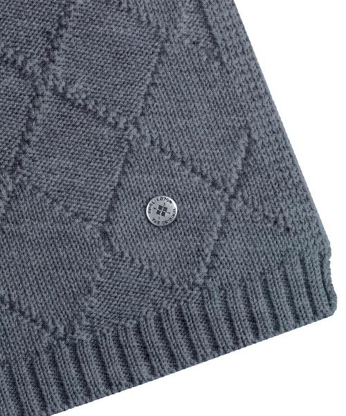 Rückansicht von Burlington Schal grey mel. (3270)