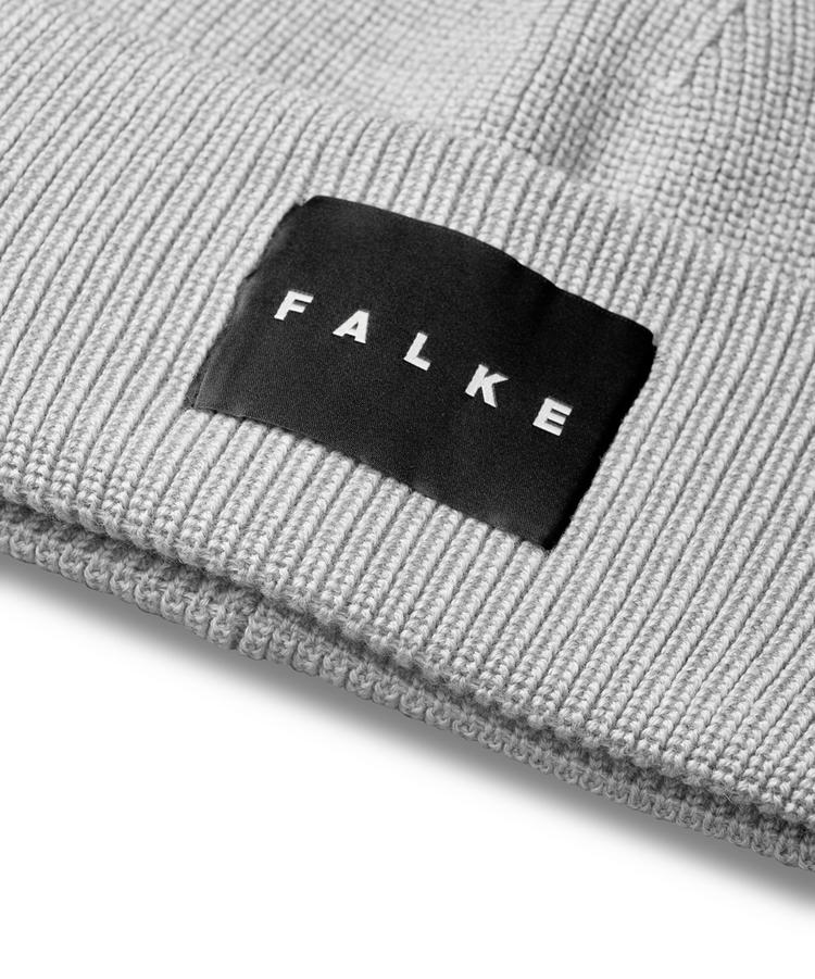 Falke Falke Merino X-Fine Big Label Beanie - light grey (3400) - 1 | SportScheck
