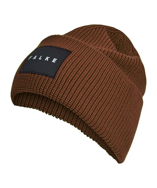 Rückansicht von Falke Beanie brown (5100)