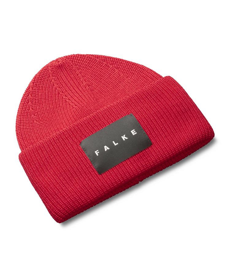 Falke Falke Merino X-Fine Big Label Beanie - coralred (8006) - 1 | SportScheck