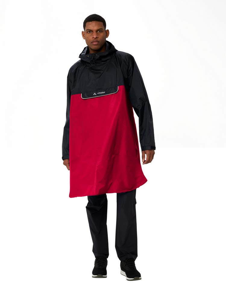 VAUDE VAUDE Valero Poncho Poncho - red - 2 | SportScheck