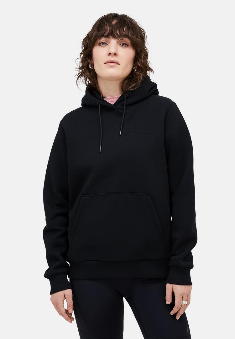 Peak Performance Peak Performance W Original Small Logo Hood Sweatshirt Damen - schwarz - 0 | SportScheck