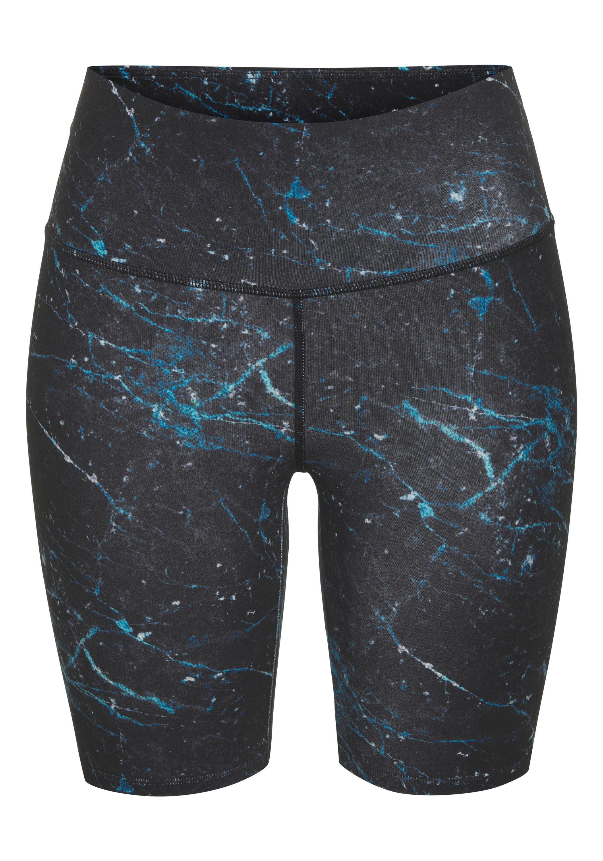 LASCANA Active Shorts Shorts Damen - schwarz - blau