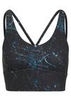 LASCANA Active Crop-Top Croptop Damen - schwarz - blau