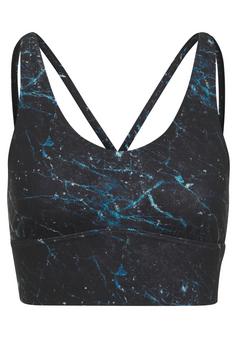 LASCANA Active Crop-Top Croptop Damen schwarz blau