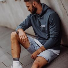 Rückansicht von YEAZ CUSHER Hoodie Ocean