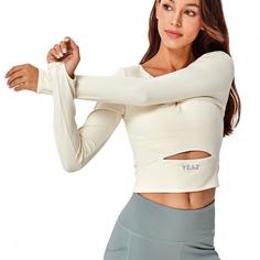 Rückansicht von YEAZ REVELATION Funktionstop Damen Pearl Dust