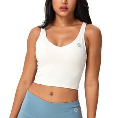 Rückansicht von YEAZ SECRET Sport-BH Damen Pearl Dust