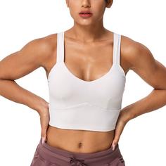 Rückansicht von YEAZ REAL BABE Sport-BH Damen Sea Salt