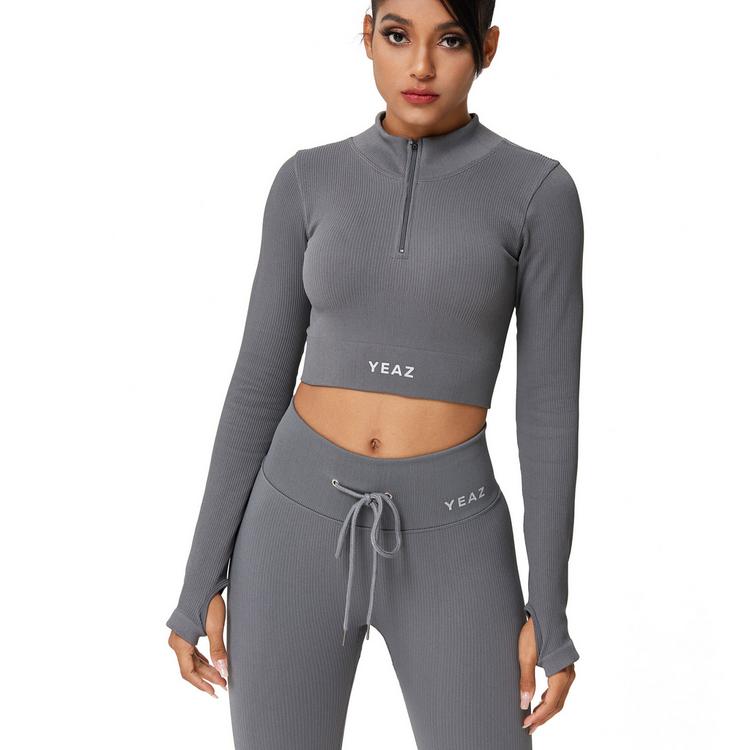 YEAZ YEAZ RUNWAY Croptop Damen - Onyx Shadow - 1 | SportScheck