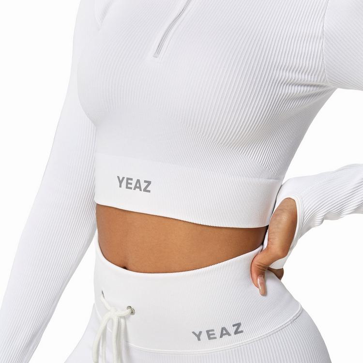 YEAZ YEAZ RUNWAY Croptop Damen - Sea Salt - 2 | SportScheck