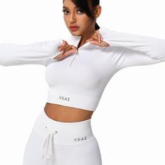 Rückansicht von YEAZ RUNWAY Croptop Damen Sea Salt