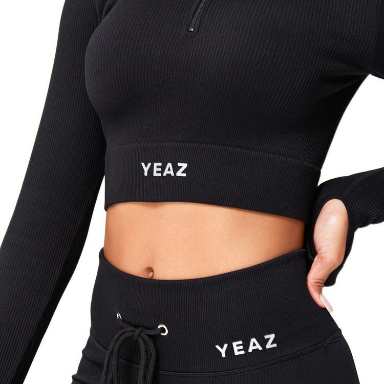 YEAZ YEAZ RUNWAY Croptop Damen - Eclipse Black - 2 | SportScheck