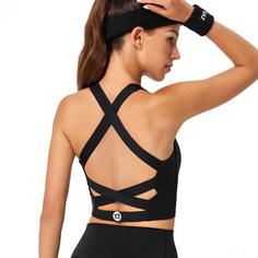 Rückansicht von YEAZ SHOW Sport-BH Damen Eclipse Black