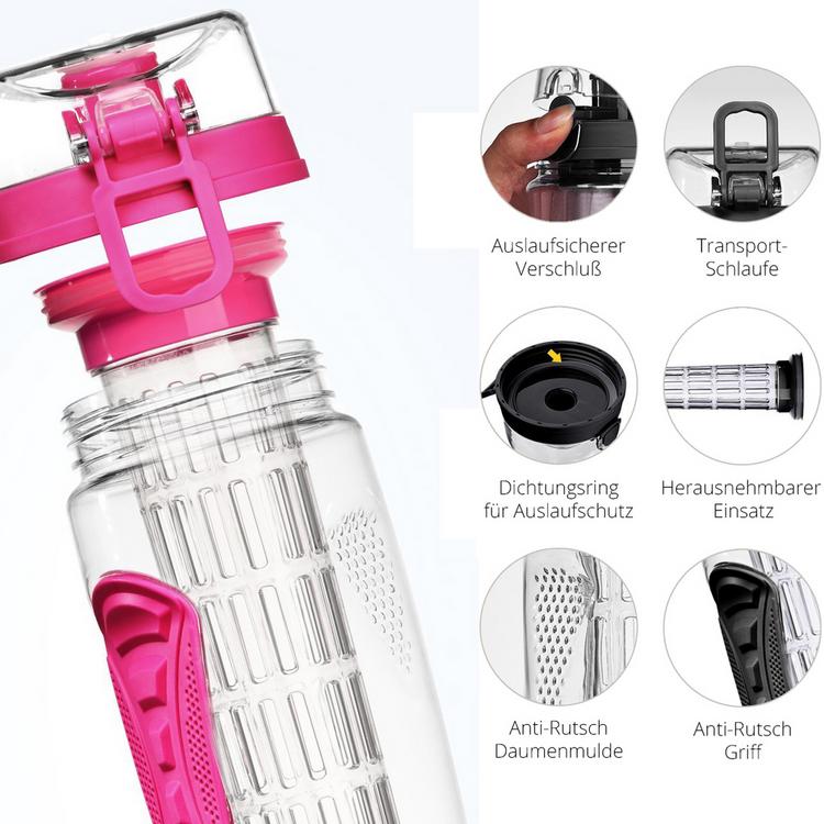 LaVAGUE LaVAGUE VITALITY Trinkflasche - Bright Pink - 0 | SportScheck