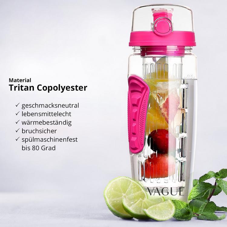 LaVAGUE LaVAGUE VITALITY Trinkflasche - Bright Pink - 1 | SportScheck