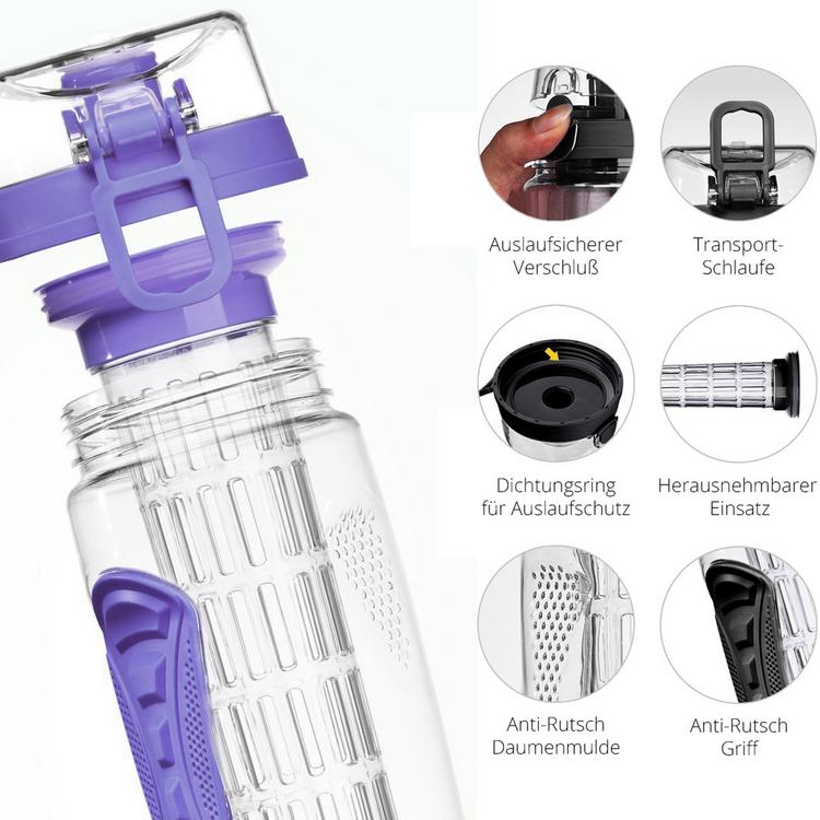 LaVAGUE LaVAGUE VITALITY Trinkflasche - True Lilac - 0 | SportScheck