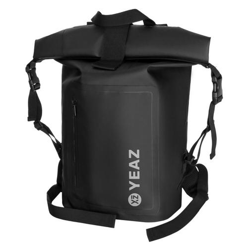 YEAZ Wasserfester Rucksack wei&szlig;es Logo Packsack