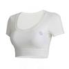 YEAZ CLUB LEVEL Croptop Damen - White Focus