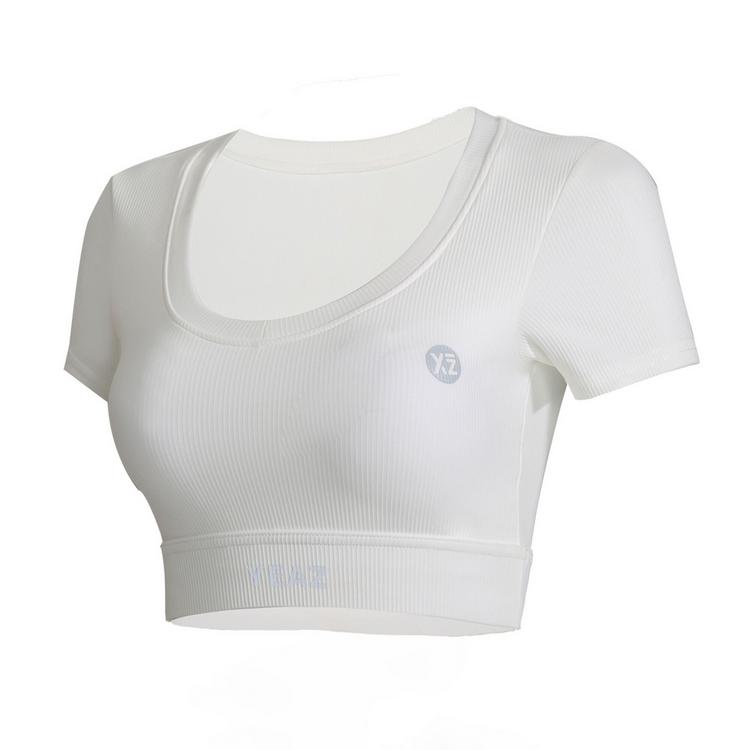 YEAZ YEAZ CLUB LEVEL Croptop Damen - White Focus - 0 | SportScheck