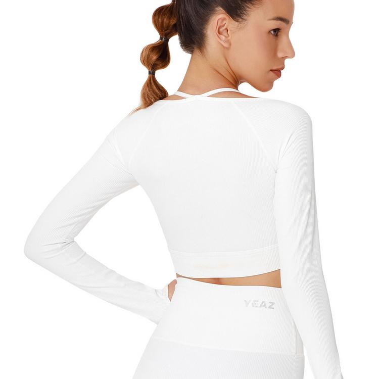 YEAZ YEAZ CLUB LEVEL Langarmshirt Damen - White Focus - 1 | SportScheck