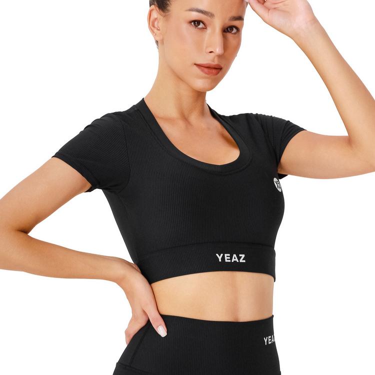 YEAZ YEAZ CLUB LEVEL Croptop Damen - Black Magic - 0 | SportScheck