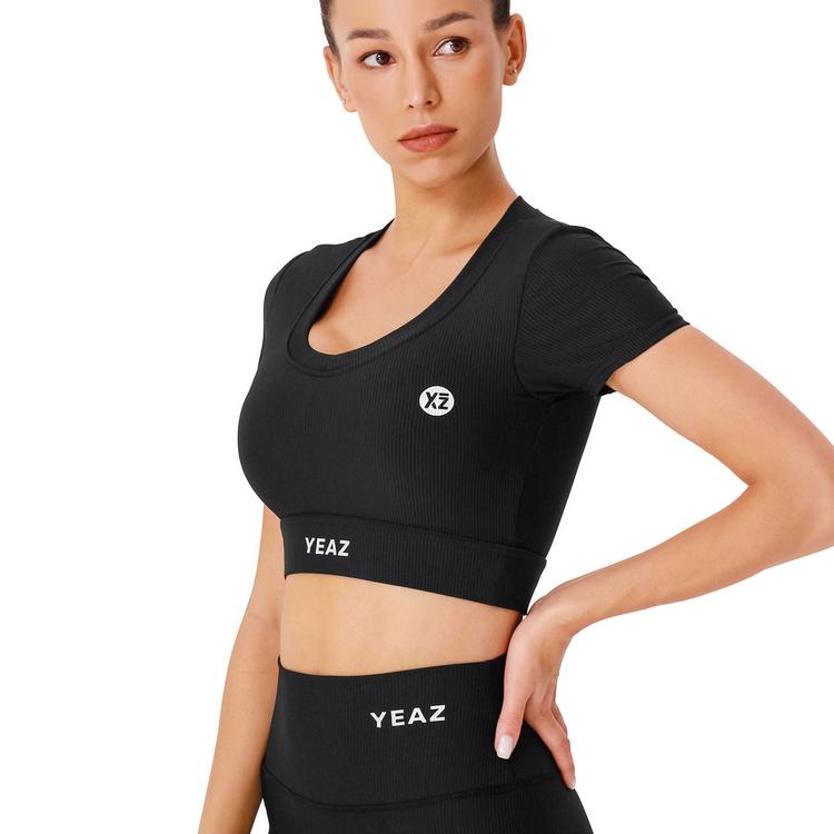 YEAZ YEAZ CLUB LEVEL Croptop Damen - Black Magic - 0 | SportScheck