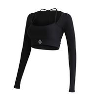 YEAZ CLUB LEVEL Langarmshirt Damen - Black Magic