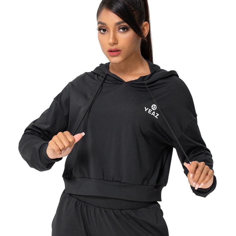 YEAZ YEAZ MOOD Langarmshirt Damen - Endless Black - 0 | SportScheck