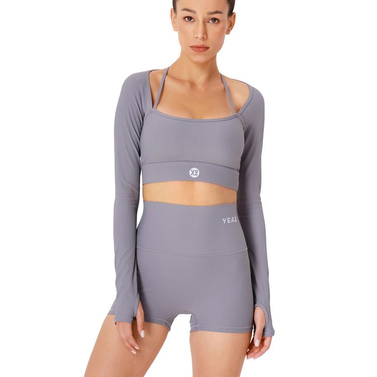 YEAZ YEAZ CLUB LEVEL Langarmshirt Damen - Shadow Grey - 3 | SportScheck