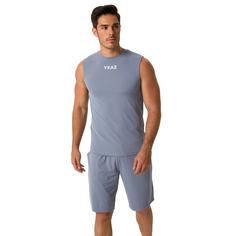 Rückansicht von YEAZ INSTRUCTOR Tanktop Herren Steel Grey